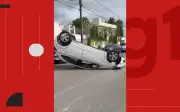 Homem preso por roubar e capotar carro em Santo Antônio de Jesus