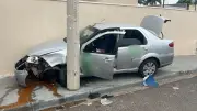 Homens roubam carro de app, batem em fuga e são presos em SP