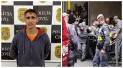 Imagens do metrô mostram tiroteio na estação São Bento; suspeito preso