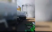 Incêndio atinge empresa agrícola em Coroados após curto-circuito