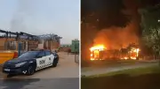 Incêndio atinge PEV no bairro Santa Júlia em São José dos Campos