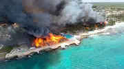 Incêndio destrói resort na República Dominicana; turista morre