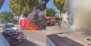 Incêndio destrói trailer de comidas típicas em Marabá, no Pará