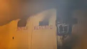 Incêndio em supermercado causa nuvem de fumaça em Gravataí
