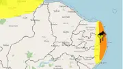Inmet emite alertas de chuvas intensas para 39 cidades do Agreste de PE