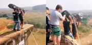 Instrutor preso por morte em rope jump fez piada macabra anos antes