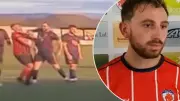 Jogador galês banido por cinco anos após cotovelada em rival