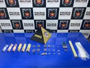 Jovem é preso por tráfico de drogas perto de escola em Pirapora