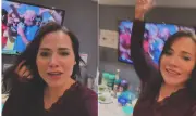 Letícia Colin corre para não perder jogo do Brasil após gravação
