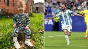 Lionel Messi brasileiro de 2 anos já mostra talento no futebol
