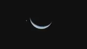 Lua e Vênus se encontram em raro espetáculo no céu do DF