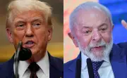 Lula e Trump se cumprimentam em jantar do G7 em Évian-les-Bains