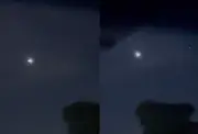 Luzes misteriosas no céu: casal grava OVNI na divisa SP-PR