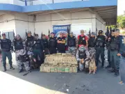 Mais de 117 kg de skunk são apreendidos em embarcação no Pará