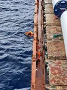Marinha resgata seis tripulantes após naufrágio no RN