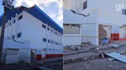 Marquise de escola desaba em São Luís e ninguém fica ferido