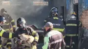 Mecânico salva cachorra de incêndio e sofre queimaduras em Franca