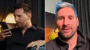 Messi pinta cabelo com IA em comercial do ChatGPT e brinca com colegas