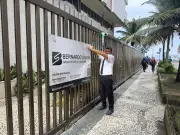 Misterioso sumiço de placa de obra em Ipanema é resolvido