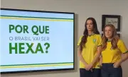 Mônica Martelli e Ingrid Guimarães se enrolam em teste de futebol