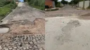 Moradores de Teresina gastam R$ 1,9 mil para tapar buraco após prefeitura ignorar
