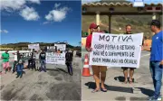 Moradores protestam contra pedágio duplo na Fernão Dias em MG