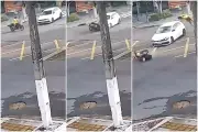 Motociclista é arremessado após colisão em cruzamento de Natal