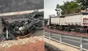 Motociclista de 24 anos morre carbonizado em acidente na SP-304