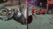 Motociclista de 67 anos morre em acidente com dois ônibus na RJ-138 em Araruama