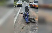 Motociclista fica gravemente ferido em acidente com carreta em Itu