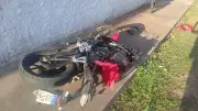Motociclista fica gravemente ferido em acidente na Estrada da Raposa