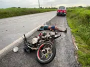 Motociclista morre em acidente na BR-010 após perseguição policial