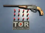 Motorista de guincho é preso com espingarda sem registro na BR-401 em Roraima