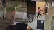 Mulher causa quebradeira em condomínio em Fortaleza e vai parar na delegacia
