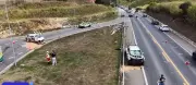 Mulher morre em acidente na BR-116 entre Ubaporanga e Caratinga