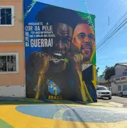 Mural de Vini Jr. em MG troca Virginia por Neymar após término