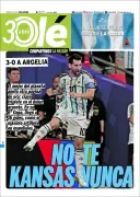 Nem Messi escapa dos trocadilhos do jornal Olé