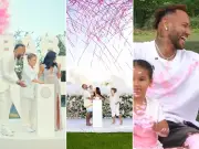 Neymar e Bruna Biancardi: veja diferenças entre os 3 chás revelação