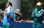 Neymar treina integralmente e pode ser opção no banco contra a Escócia