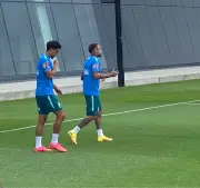 Neymar treina pela primeira vez com seleção completa antes de jogo contra Escócia