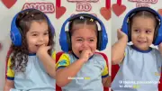 Novas reações de bebês ao ouvir 'áudio do amor' emocionam em escola no PI