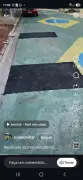Obra da Sabesp danifica rua decorada para a Copa em Osasco