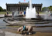 Ondas de calor derretem trilhos e interrompem bondes em Leipzig, na Alemanha