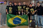 Parças de Neymar embarcam para Copa do Mundo 2026 com camisetas personalizadas