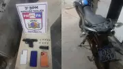 Perseguição policial termina com prisão e apreensão de arma em Santarém