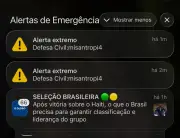 PF investiga alertas falsos da Defesa Civil com 'misantropia' e invasão alienígena