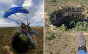 Piloto de paramotor encanta com imagens aéreas da Chapada dos Veadeiros
