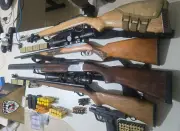 PM aposentado e homem presos por caça ilegal e posse de armas em MG