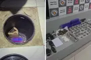 PM apreende drogas enterradas e prende casal em Serra Negra