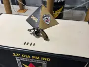 PM prende homem por porte ilegal de arma e ameaça em Capelinha